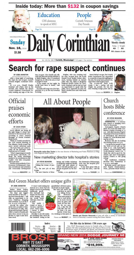 111614 Daily Corinthian E Edition By Corinthian