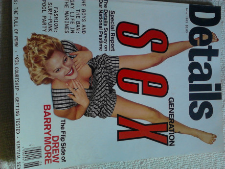 Details Magazine June 1993 Drew Barrymore On Cover Periodical By Truman James 1993 Magazine Nbsp Nbsp Periodical The Librarian S Books