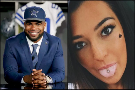 Tiffany Thompson S Texts Asking Friends To Lie Say Ezekiel Elliott Her