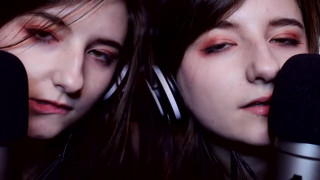 AftynRose ASMR Twin Moaning &amp; Kissing movie
